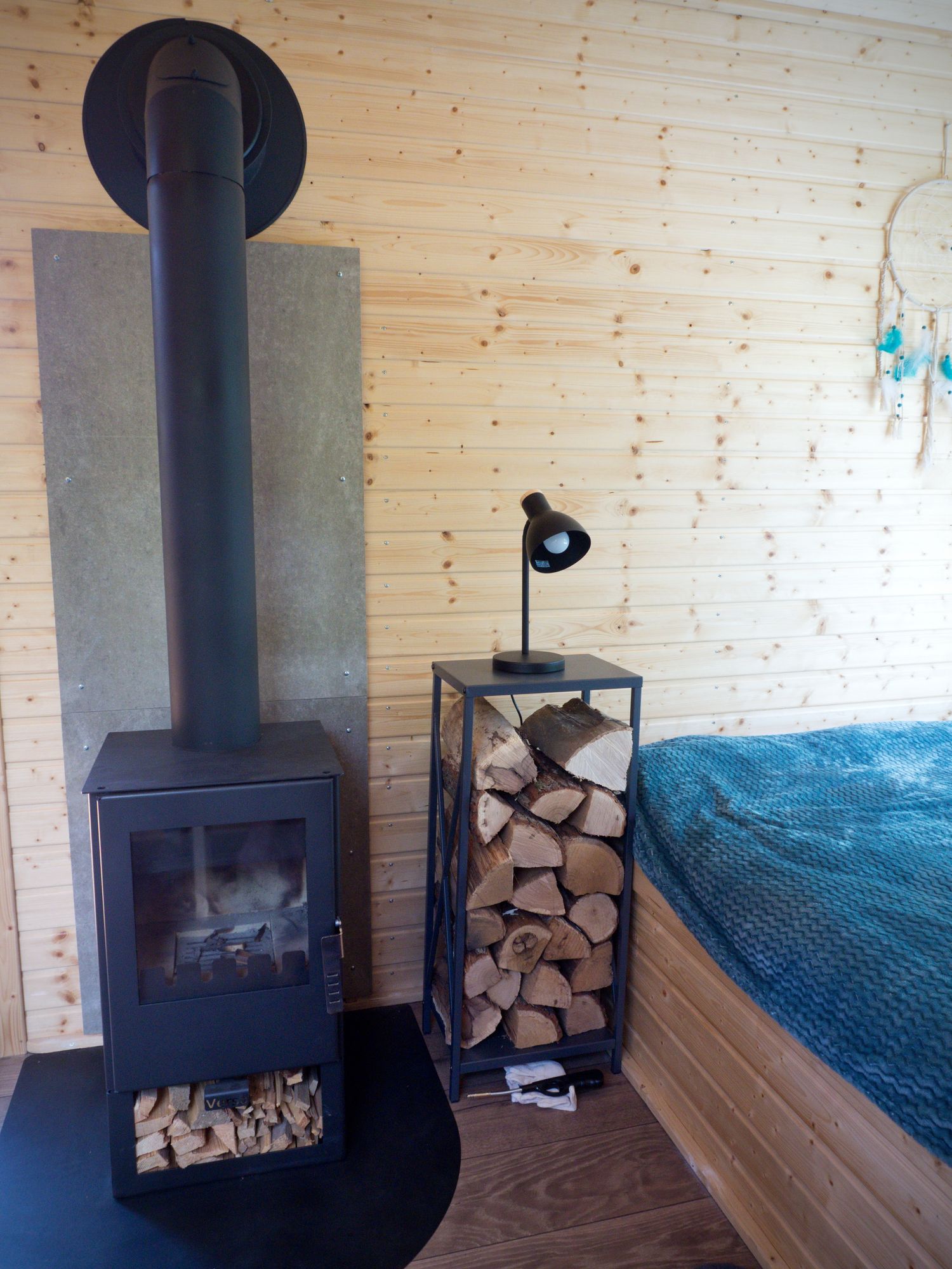 Glamping Tři oříšky krb