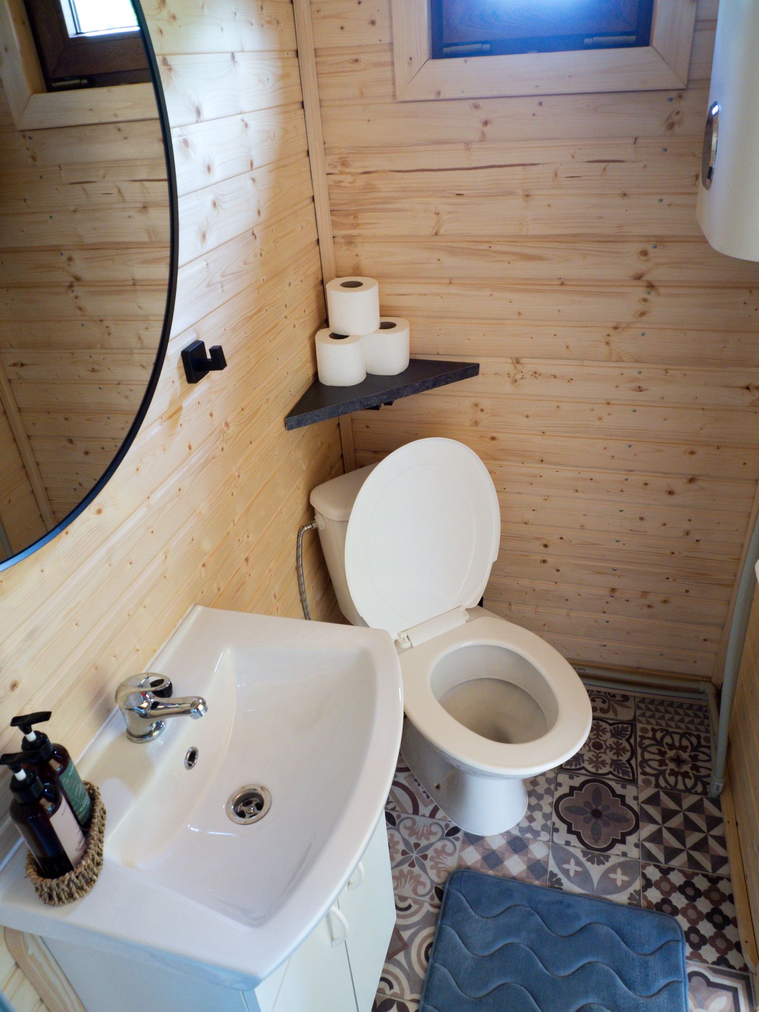 Glamping Tři oříšky toaleta