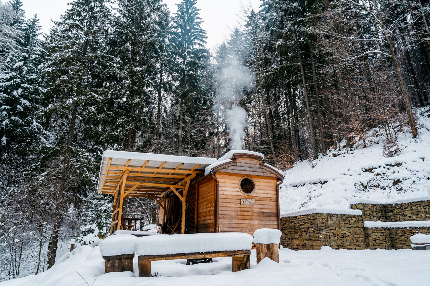 Glamping Valašsko zima