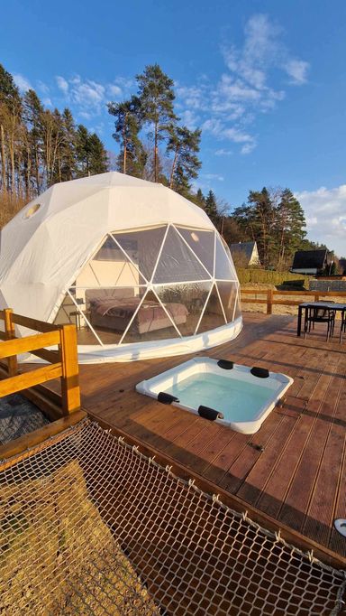 Glamping pod Hradom