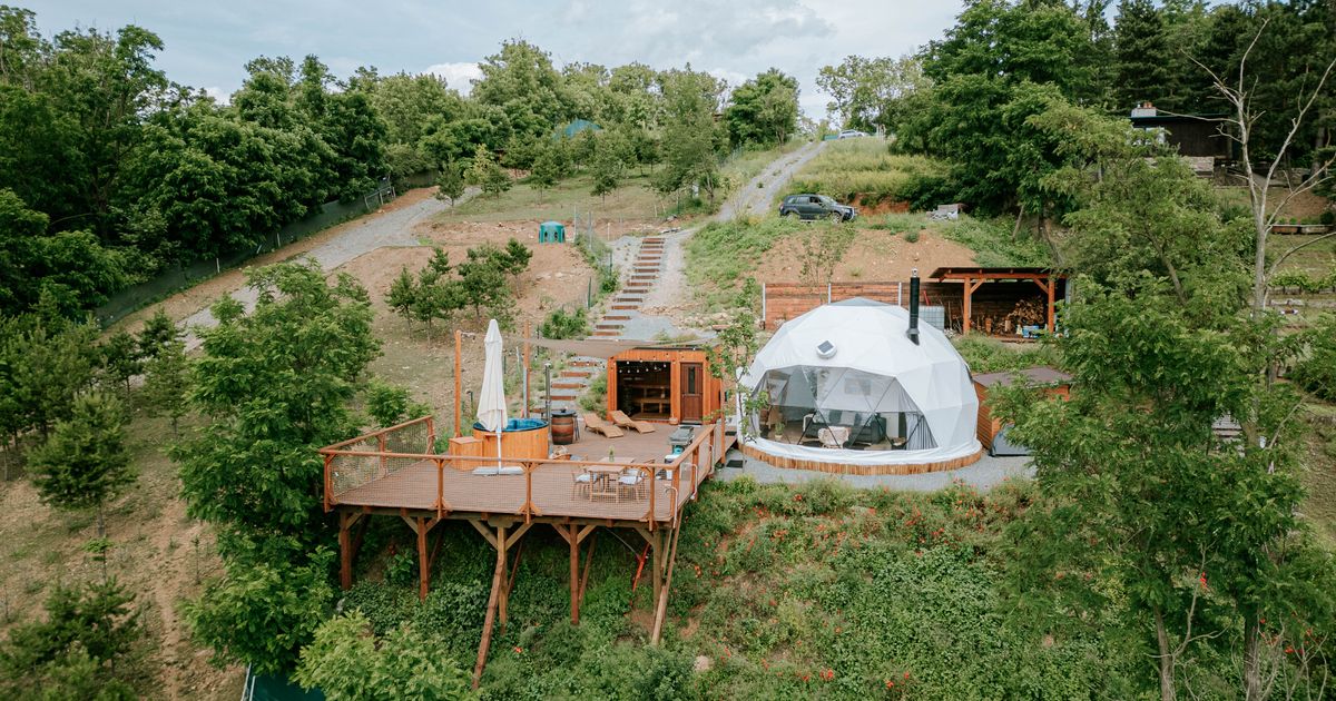 Glamping in sheep