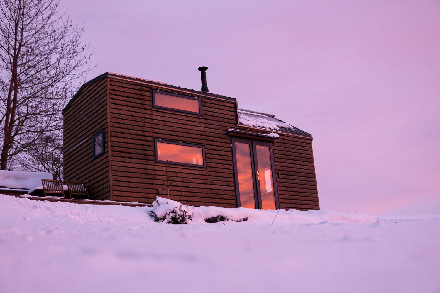 Tiny house Neposeda zima Tiny house Neposeda