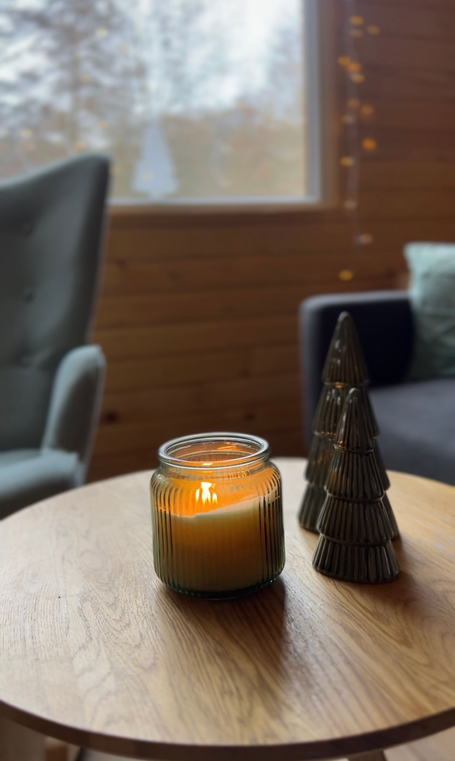 Tinyhouse u řeky Vánoce v glampingu